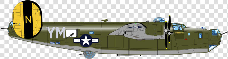 Free Clip Art B 24 J Bomber   B 24 Liberator Line Art  HD Png DownloadTransparent PNG