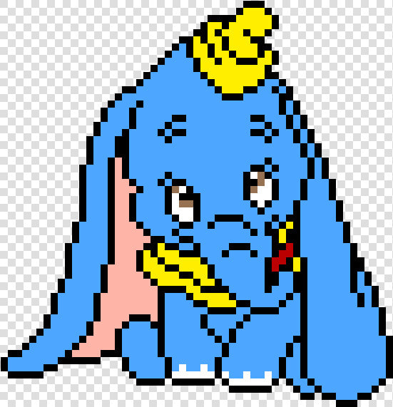 Pixel Art Disney Dumbo   Png Download   Dumbo Pixel Art  Transparent PngTransparent PNG