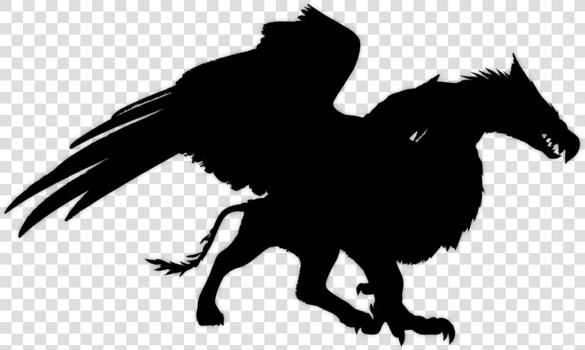 Creature Silhouette   Dragon  39 s Dogma Griffin  HD Png DownloadTransparent PNG