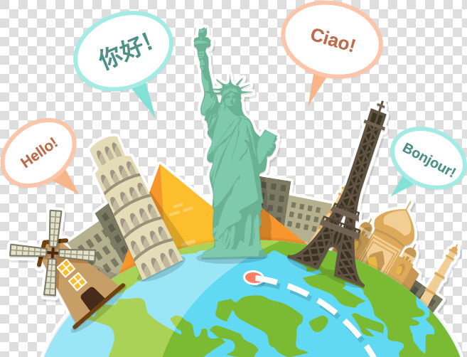 World Traveller Png   Travelling Cartoon Transparent  Png DownloadTransparent PNG