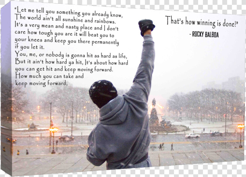 Rocky Balboa Climbing The Stairs  HD Png DownloadTransparent PNG