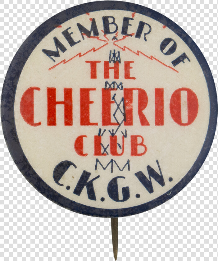 The Cheerio Club Club Button Museum   Emblem  HD Png DownloadTransparent PNG