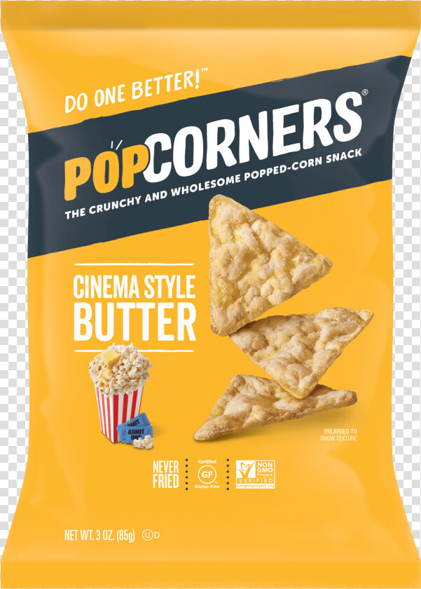 Cinema Style Butter   Popcorners Cinema Style Butter  HD Png DownloadTransparent PNG