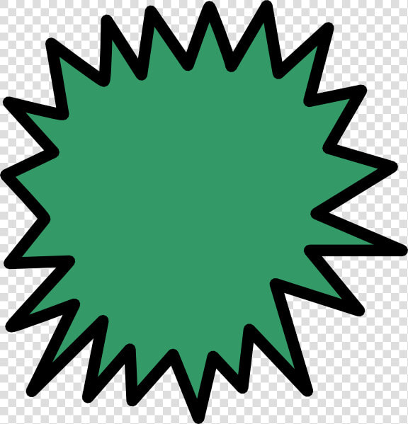 Green Comic Callout Clip Art At Clker   Empty Comic Book Word Bubbles  HD Png DownloadTransparent PNG