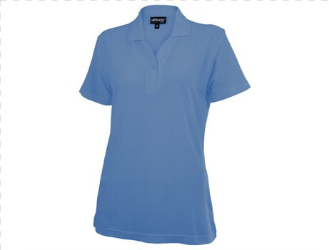 Basic Pique Ladies Golfer Light Blue Size Medium   Polo Shirt  HD Png DownloadTransparent PNG