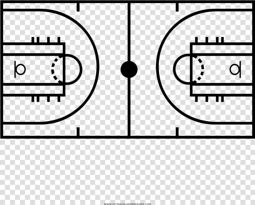 11 Basketball Court Coloring   Basketball Court  HD Png DownloadTransparent PNG