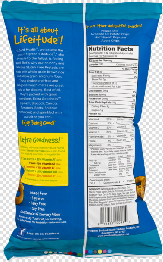 Good Health Gluten Free Pretzels Sea Salt  HD Png DownloadTransparent PNG