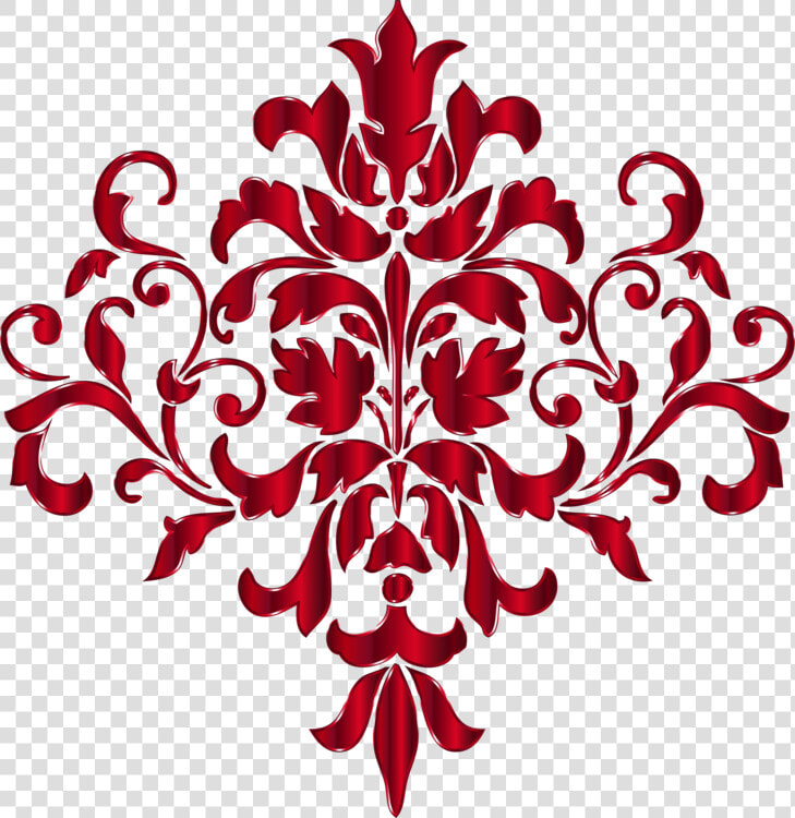 Visual Arts flora leaf   Damask Png  Transparent PngTransparent PNG