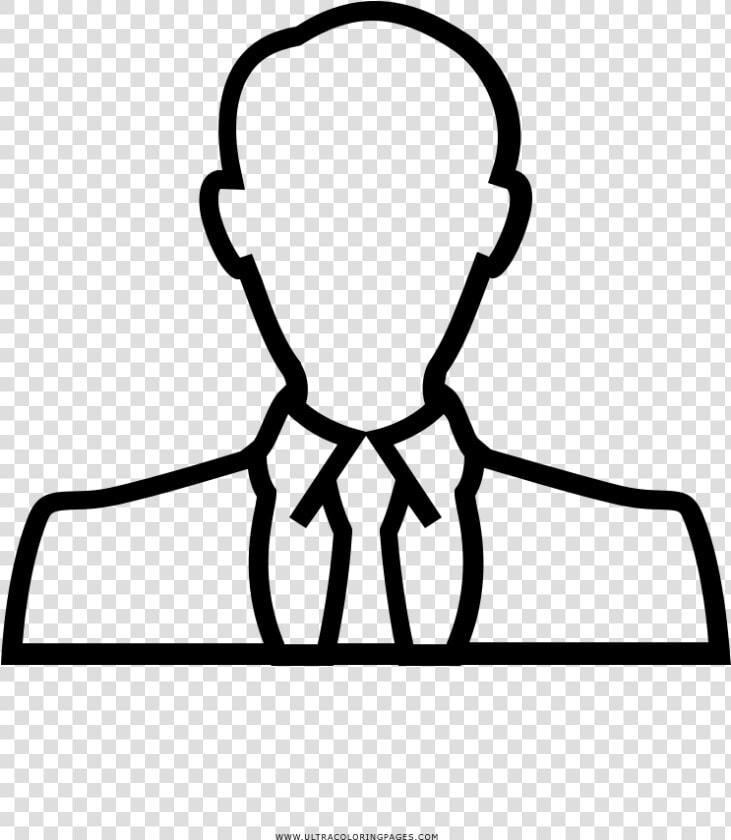 Suit Coloring Page   Terno Desenho De Homem  HD Png DownloadTransparent PNG