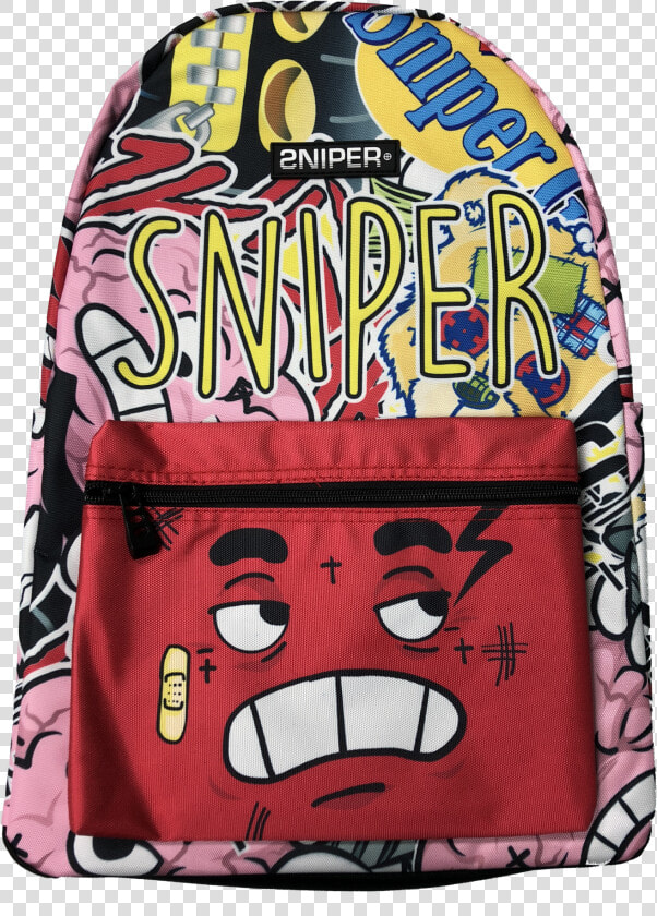 Transparent Backpack Png   Sniper Gang Emoji Backpack  Png DownloadTransparent PNG