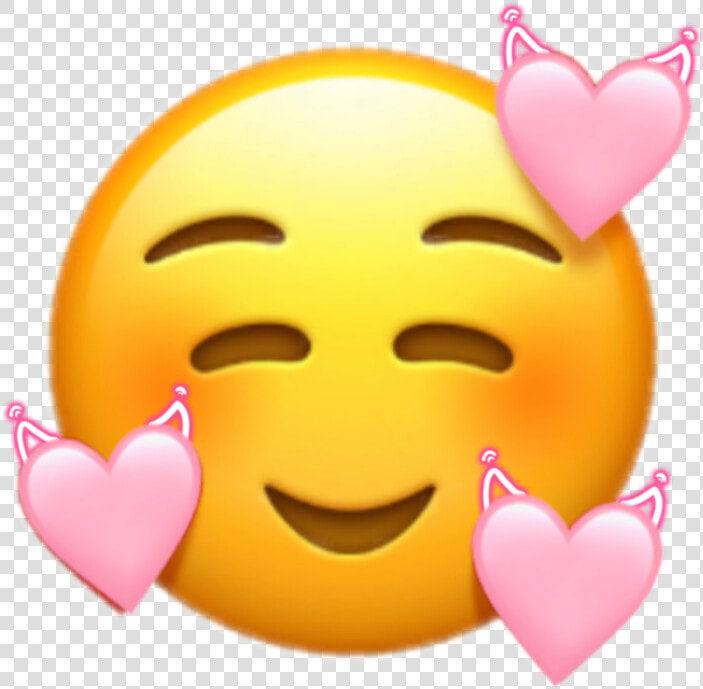  emoji  hearts  amour  love  freetoedit   Smiley  HD Png DownloadTransparent PNG