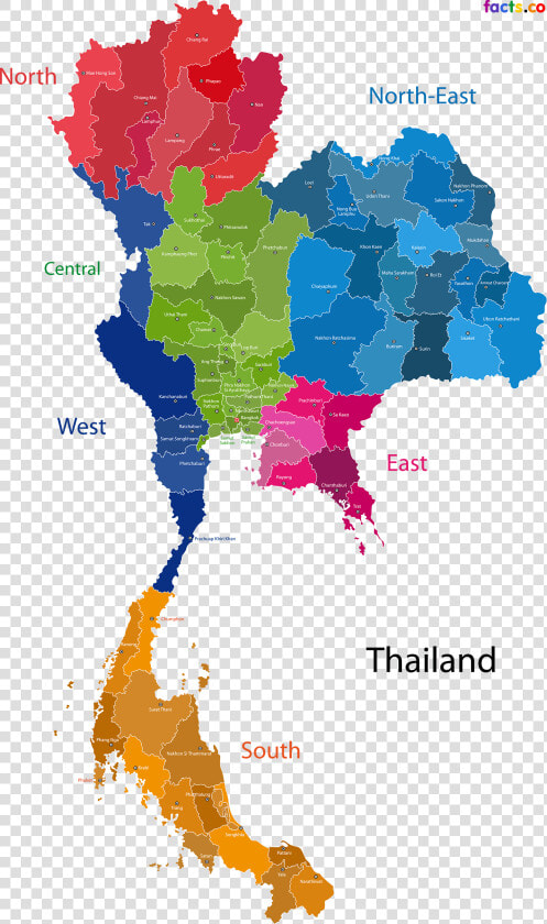 Thumb Image   Thailand Map Vector Free  HD Png DownloadTransparent PNG