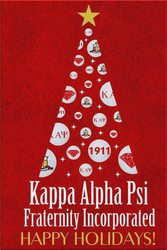 Kappa Alpha Psi Christmas Wall Canvas   Delta Sigma Theta Christmas  HD Png DownloadTransparent PNG