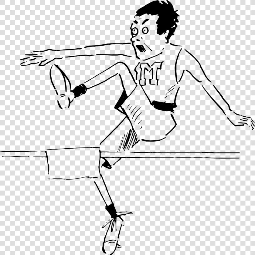 Sketch Of Hurdle Race  HD Png DownloadTransparent PNG