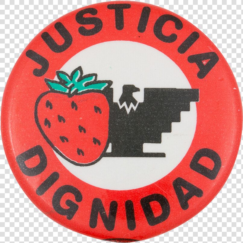 Justicia Dignidad Cause Button Museum   Strawberry  HD Png DownloadTransparent PNG