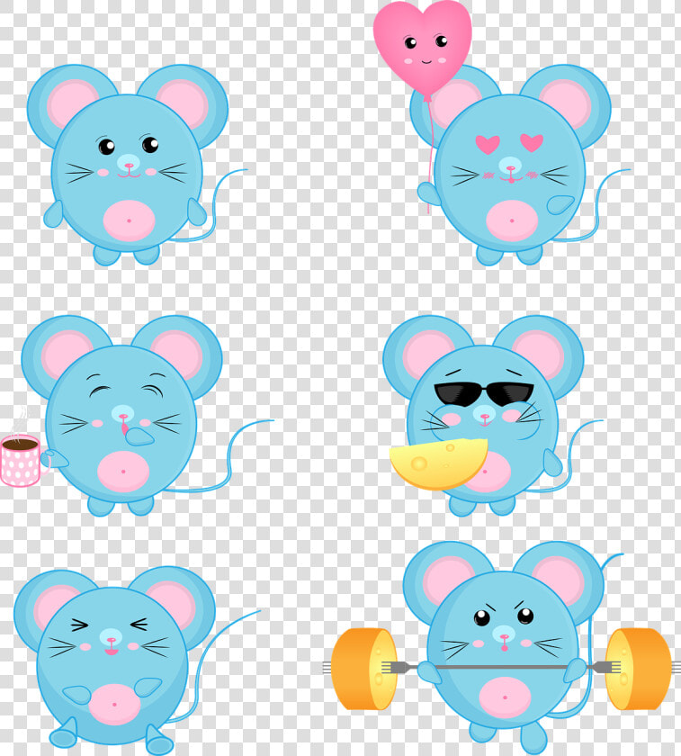 Mouse Rat Cute Free Picture   Rat Cute Vector  HD Png DownloadTransparent PNG