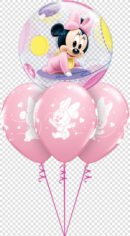 Qualatex Bubbles Minnie Mouse  HD Png DownloadTransparent PNG