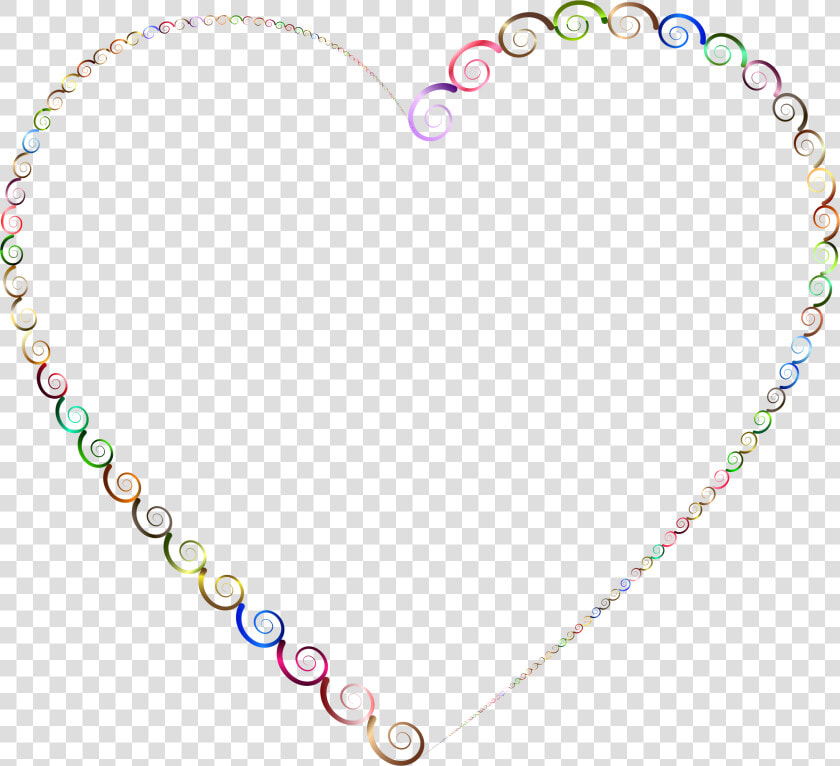 Chromatic Spirals Heart 2 No Background Clip Arts   Heart  HD Png DownloadTransparent PNG