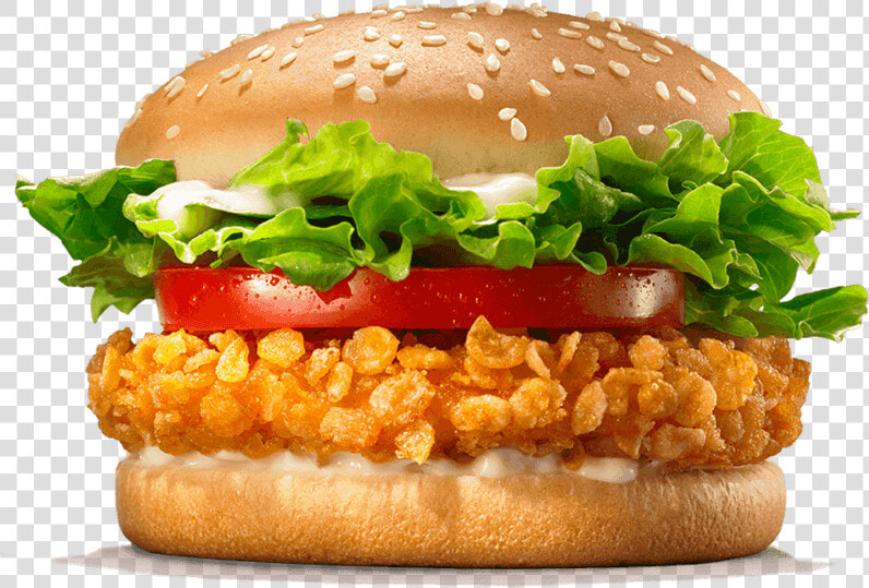 Crispy Chicken Burger King  HD Png DownloadTransparent PNG