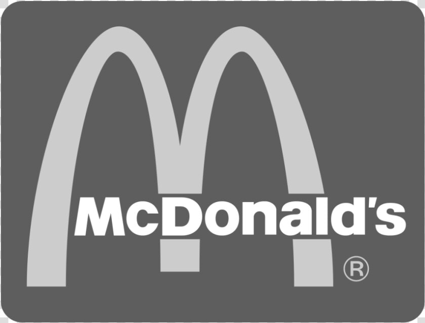 Mcdonalds Logo Grayscale  HD Png DownloadTransparent PNG