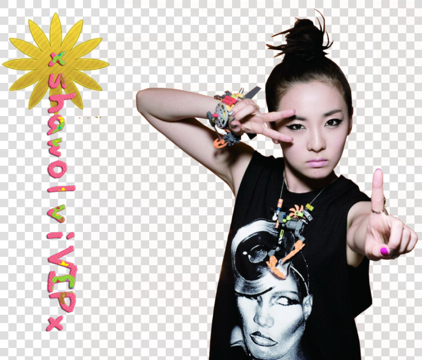 2ne1 Dara Render By Xshawolvivipx d5t3v74  HD Png DownloadTransparent PNG