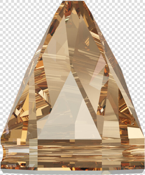 Swarovski 3297 Round Spike Sew on Crystal Golden Shadow   Plywood  HD Png DownloadTransparent PNG