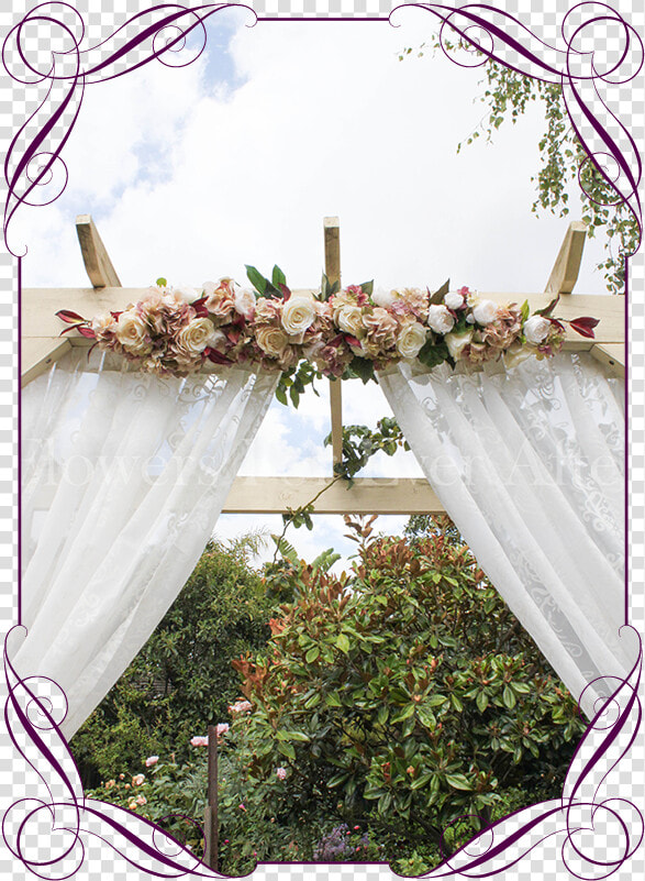 Vintage Pastel Wedding Arbor Arch Amp Table Decoration   Decoration  HD Png DownloadTransparent PNG