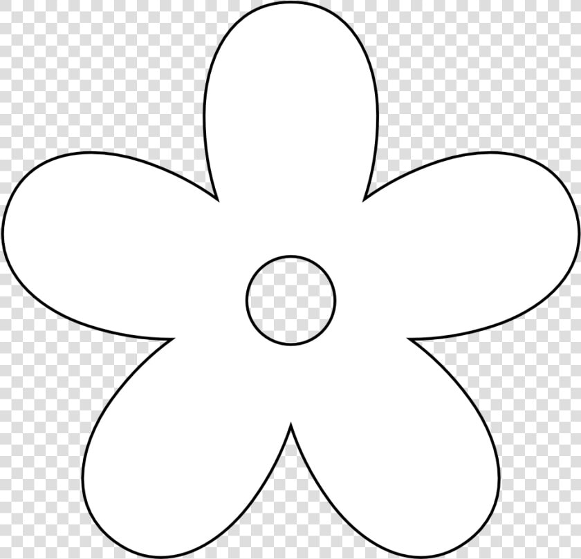 Retro Flower 9 Black White Line Art Twitter Valentine   White Flowers Silhouette Png  Transparent PngTransparent PNG