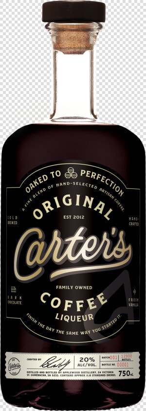 Carter  39 s Original Coffee Liqueur  HD Png DownloadTransparent PNG