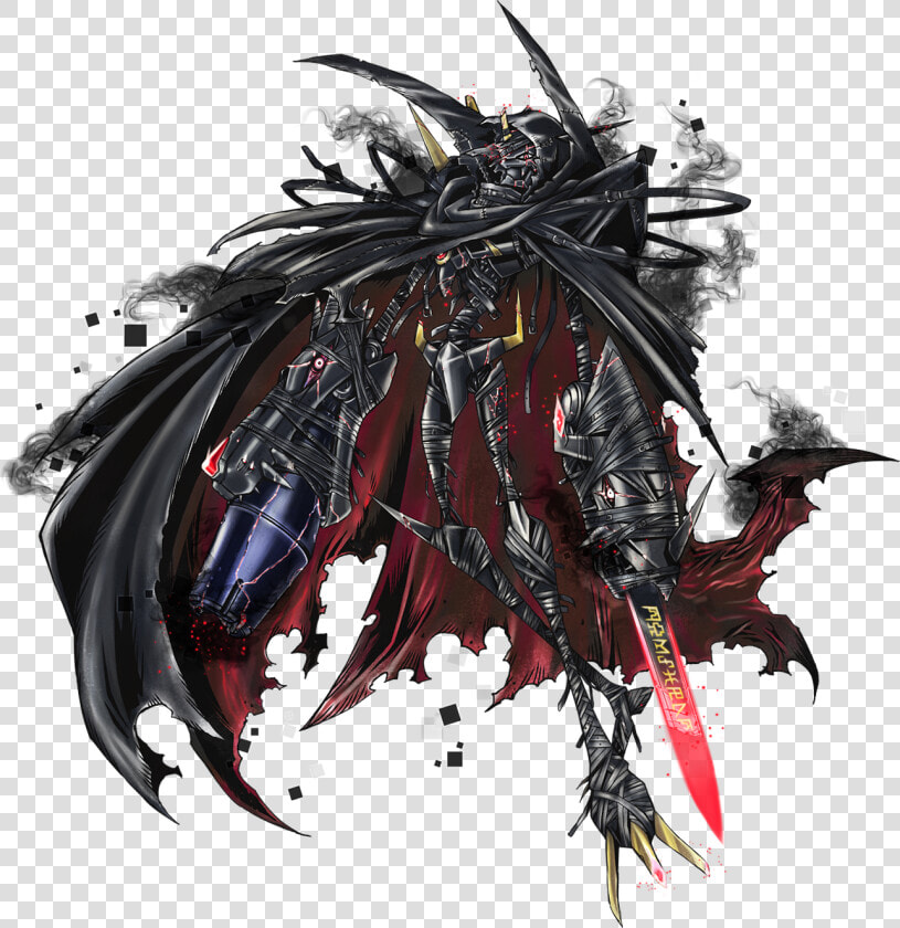 Omegamon Zwart D  HD Png DownloadTransparent PNG