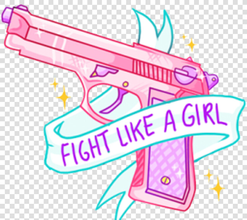  pistola  tumblr  love  lindo  frase  pistolatumbrl   Fight Like A Girl Png  Transparent PngTransparent PNG