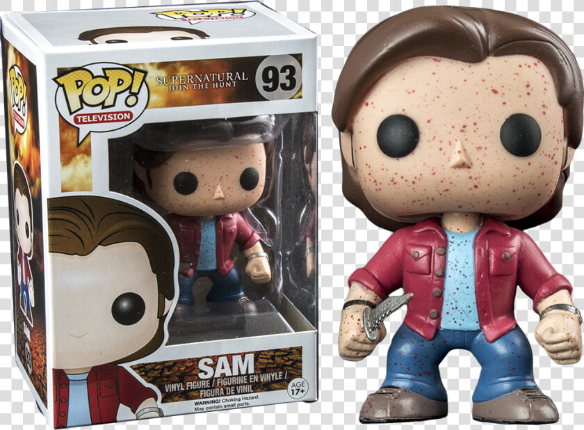 Transparent Sam And Dean Png   Funko Pop Supernatural Bloody  Png DownloadTransparent PNG