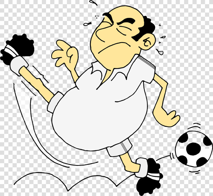 Soccer  Ball  Football  Player  Kicking  Man  Hobby   Can T Play Soccer  HD Png DownloadTransparent PNG