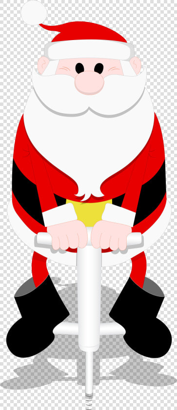 Transparent Santa Claus Vector Png   Draw Santa Claus Riding  Png DownloadTransparent PNG