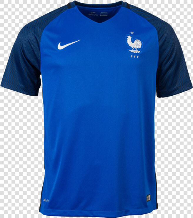 France 2016 Mens Home Jersey   Blue T Shirt Transparent Background  HD Png DownloadTransparent PNG