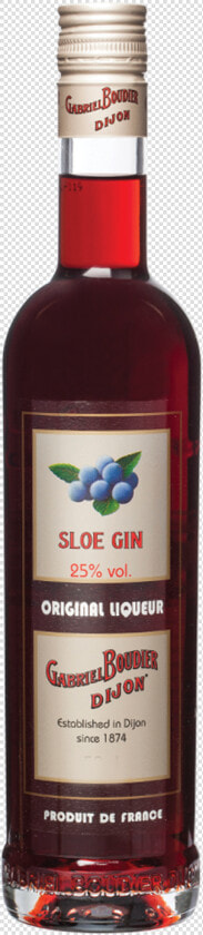 Gabriel Boudier Bartender Sloe Gin Liqueur   Gabriel Boudier Dijon Sloe Gin  HD Png DownloadTransparent PNG