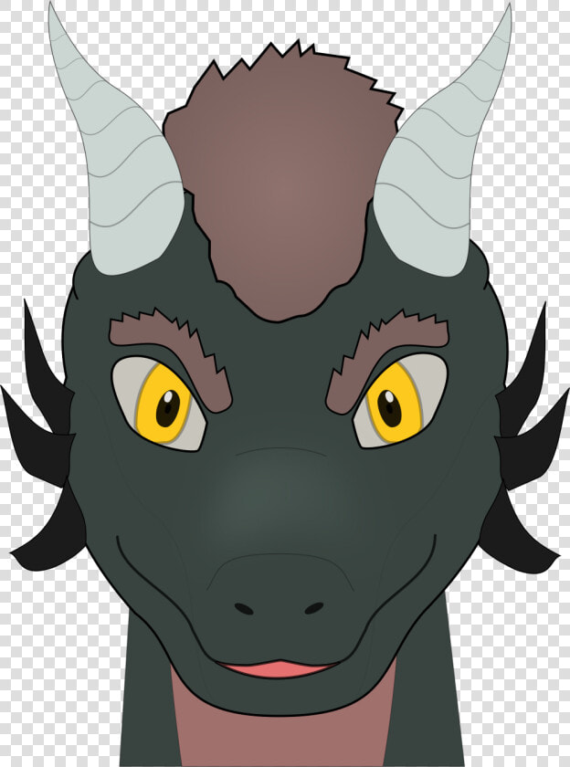 Zephyr Dragon Portrait  Gift Art   Horn  HD Png DownloadTransparent PNG