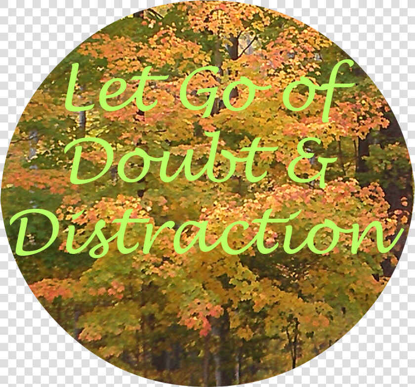 Let Go Of Doubt Distraction   Circle  HD Png DownloadTransparent PNG