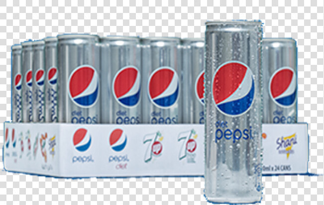 Pepsi Diet Can 330ml X 24  HD Png DownloadTransparent PNG