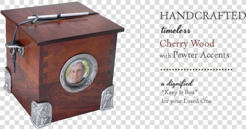 Handcrafted Timeless Cherry Wood Memorial Urns   Table  HD Png DownloadTransparent PNG