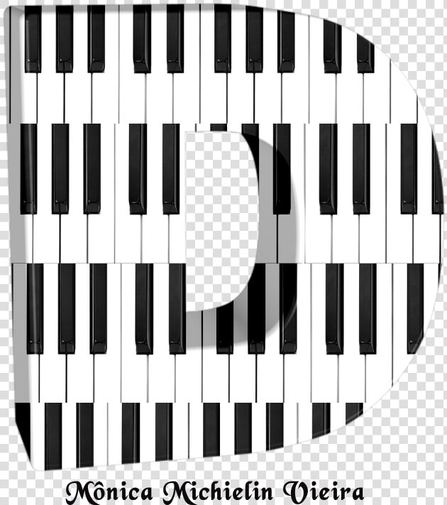 Alfabeto Teclas Do Piano Em 3d Png   Piano Keys  Transparent PngTransparent PNG