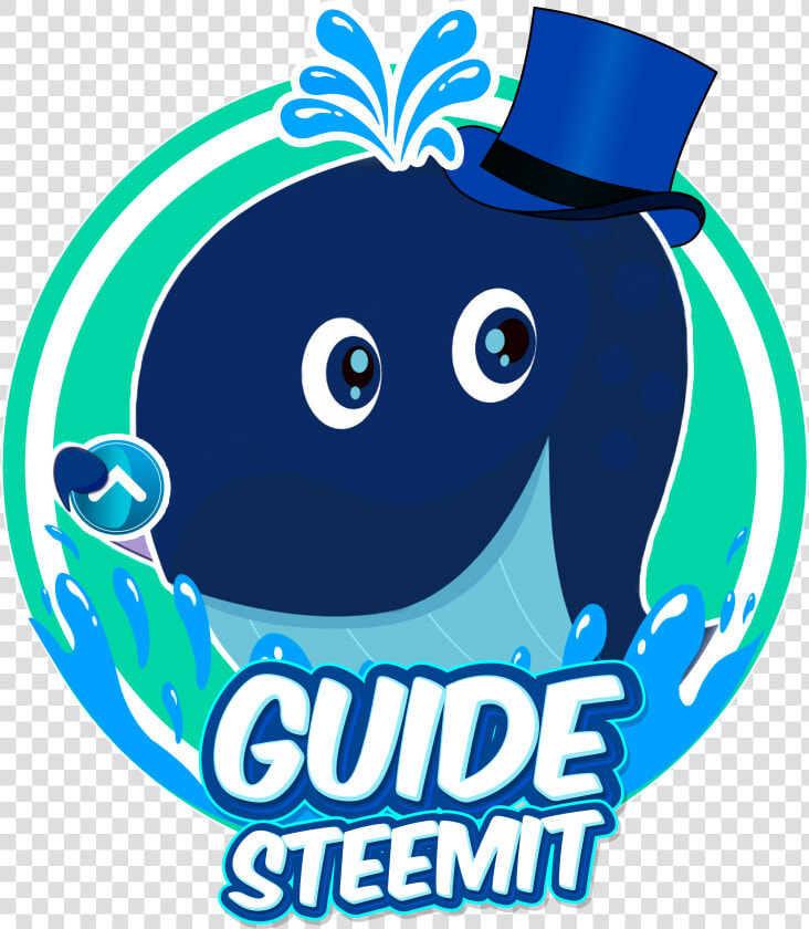 Guide Steemit Whale Con Aleta Y Upvote   Blue Whale Cartoon  HD Png DownloadTransparent PNG