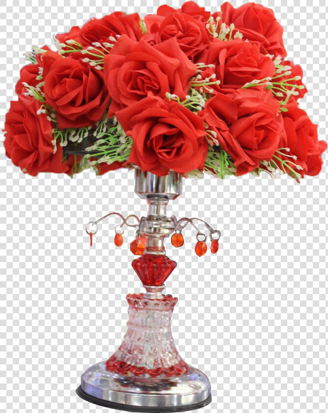 Red Flower Night Lamp Showpiece   Show Piece Gift Png  Transparent PngTransparent PNG