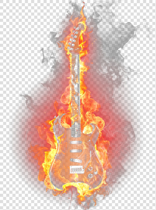 Fire Light Flame Guitar Burning Png Download Free Clipart  Transparent PngTransparent PNG