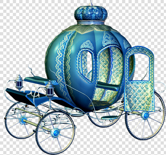  freetoedit  carriage  princess  cinderella  snow White   Blue Cinderella Carriage Clipart  HD Png DownloadTransparent PNG