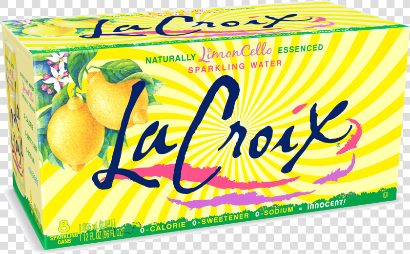 A Box Of Limoncello La Croix   Lacroix Sparkling Water  HD Png DownloadTransparent PNG