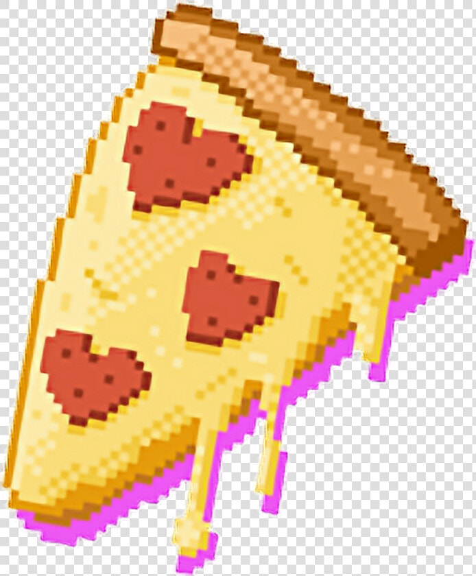 Pizza Kawaii Cute Pixel Pixels Pixelize Pixelart Love   Pizza Kawaii Png  Transparent PngTransparent PNG