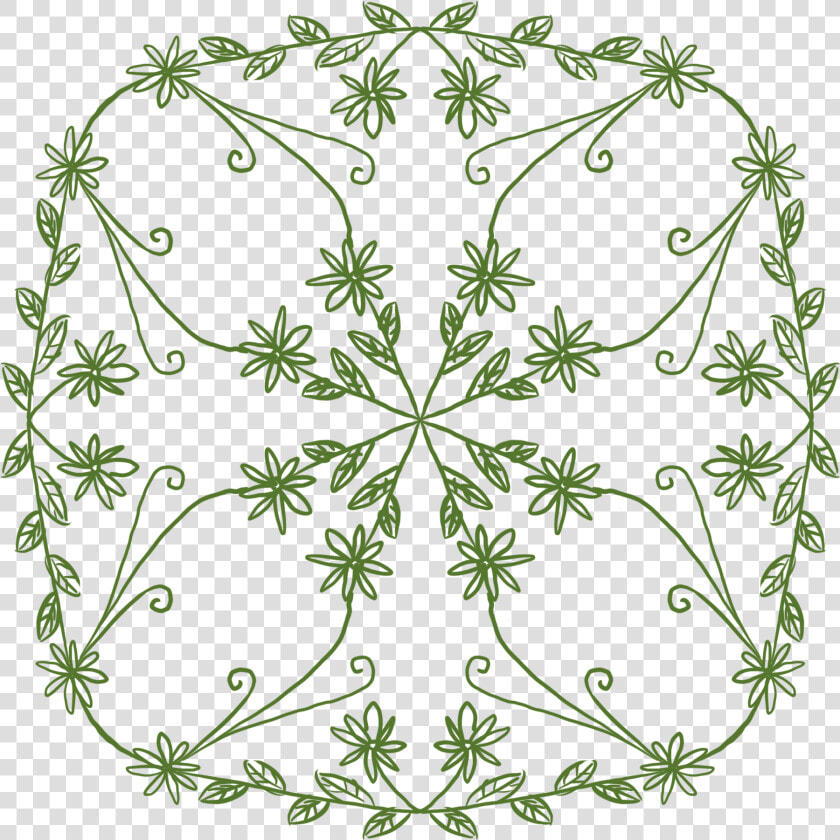 Plant Green Leaf Flower Background Png And Psd   Motif  Transparent PngTransparent PNG