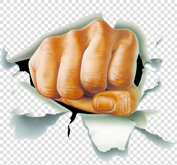 Hand Punching Through Wall  HD Png DownloadTransparent PNG