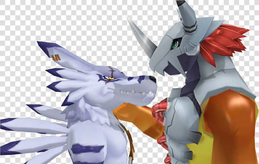 Wargreymonxweregarurumon   Wargreymon And Weregarurumon Gay  HD Png DownloadTransparent PNG